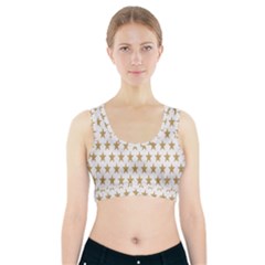 Stars-3 Sports Bra With Pocket by nateshop