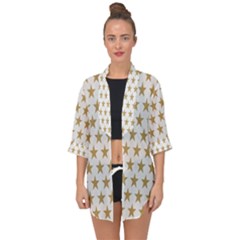 Stars-3 Open Front Chiffon Kimono by nateshop