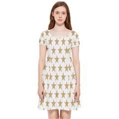 Stars-3 Inside Out Cap Sleeve Dress by nateshop