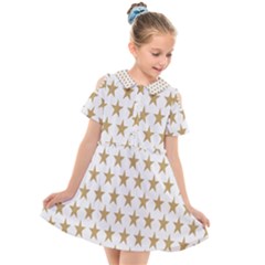 Stars-3 Kids  Short Sleeve Shirt Dress by nateshop