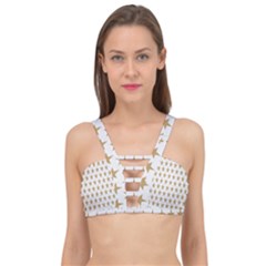 Stars-3 Cage Up Bikini Top by nateshop