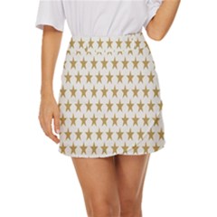 Stars-3 Mini Front Wrap Skirt by nateshop