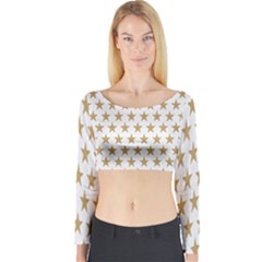 Stars-3 Long Sleeve Crop Top by nateshop