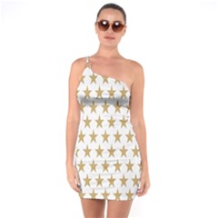 Stars-3 One Soulder Bodycon Dress by nateshop