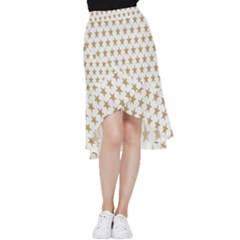 Stars-3 Frill Hi Low Chiffon Skirt by nateshop