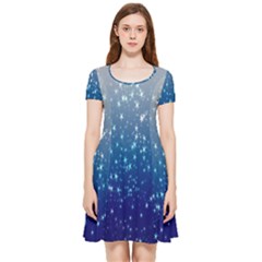 Stars-4 Inside Out Cap Sleeve Dress by nateshop