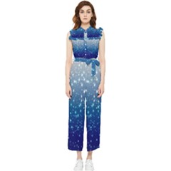 Stars-4 Women s Frill Top Chiffon Jumpsuit by nateshop