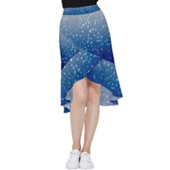 Stars-4 Frill Hi Low Chiffon Skirt by nateshop