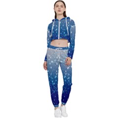 Stars-4 Cropped Zip Up Lounge Set by nateshop