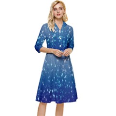 Stars-4 Classy Knee Length Dress