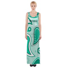 Template Thigh Split Maxi Dress by nateshop