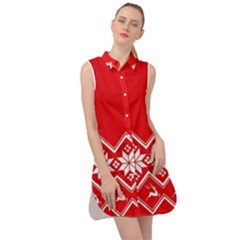 Seamles,template Sleeveless Shirt Dress by nateshop