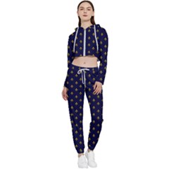 Seamles,template Cropped Zip Up Lounge Set by nateshop