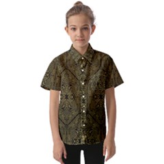 Texture-2 Kids  Short Sleeve Shirt by nateshop