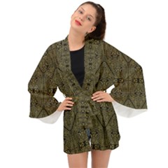 Texture-2 Long Sleeve Kimono