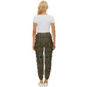 Texture-2 Cropped Drawstring Pants View4