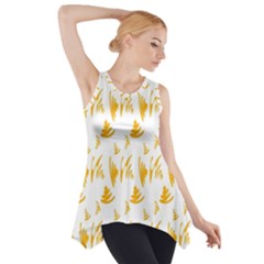 Zig-zag-lines Side Drop Tank Tunic by nateshop