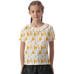 Zig-zag-lines Kids  Frill Chiffon Blouse