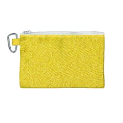 Bright Yellow Crunchy Sprinkles Canvas Cosmetic Bag (medium) by nateshop