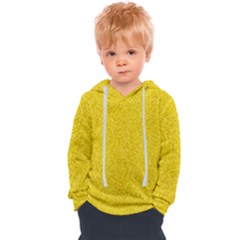 Bright Yellow Crunchy Sprinkles Kids  Overhead Hoodie by nateshop