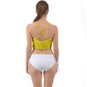 Bright Yellow Crunchy Sprinkles Mini Tank Bikini Top View2