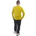 Bright Yellow Crunchy Sprinkles Men s Pique Long Sleeve Tee View2