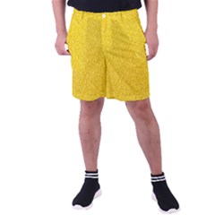 Bright Yellow Crunchy Sprinkles Men s Pocket Shorts by nateshop