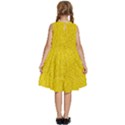 Bright Yellow Crunchy Sprinkles Kids  Frill Swing Dress View4