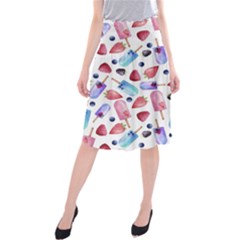 Ice Cream - Stowbery Midi Beach Skirt by nateshop