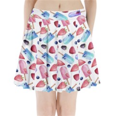 Ice Cream - Stowbery Pleated Mini Skirt by nateshop