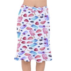 Ice Cream - Stowbery Short Mermaid Skirt by nateshop