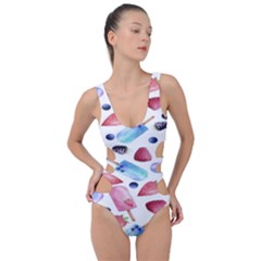 Ice Cream - Stowbery Side Cut Out Swimsuit by nateshop