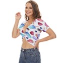 Ice Cream - Stowbery Twist Front Crop Top View2