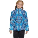 Christmas-background-pattern Kids  Puffer Bubble Jacket Coat View1