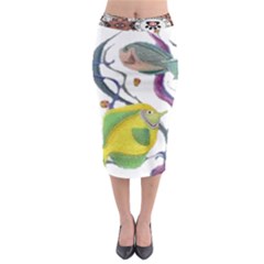 Im Fourth Dimension Colour 73 Midi Pencil Skirt by imanmulyana