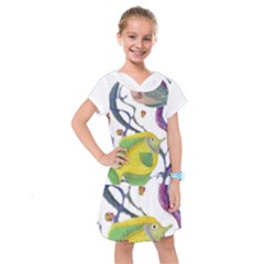 Im Fourth Dimension Colour 73 Kids  Drop Waist Dress by imanmulyana