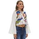 IM Fourth Dimension Colour 74 Boho Long Bell Sleeve Top View3