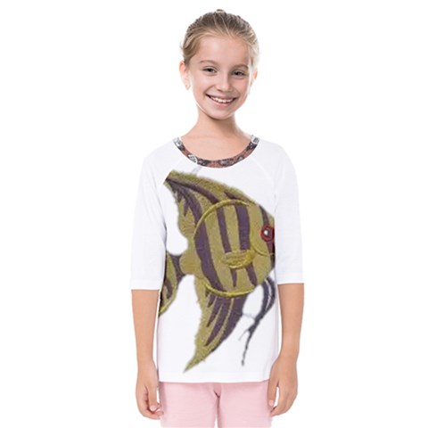 Im Fourth Dimension Colour 75 Kids  Quarter Sleeve Raglan Tee by imanmulyana