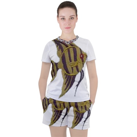 Im Fourth Dimension Colour 75 Women s Tee And Shorts Set by imanmulyana