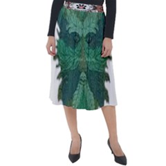 Im Fourth Dimension Colour 76 Classic Velour Midi Skirt  by imanmulyana