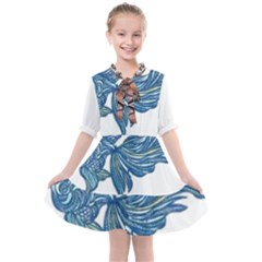 Im Fourth Dimension Colour 77 Kids  All Frills Chiffon Dress by imanmulyana