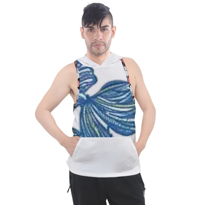 IM Fourth Dimension Colour 77 Men s Sleeveless Hoodie