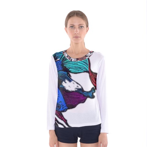 Im Fourth Dimension Colour 78 Women s Long Sleeve Tee by imanmulyana