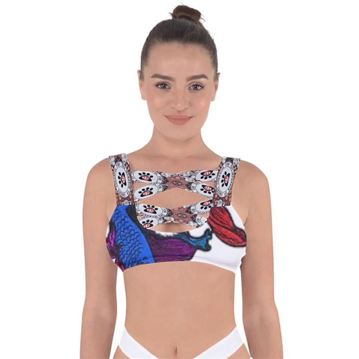 IM Fourth Dimension Colour 78 Bandaged Up Bikini Top