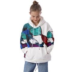 Im Fourth Dimension Colour 78 Kids  Oversized Hoodie by imanmulyana