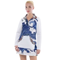 Im Fourth Dimension Colour 79 Women s Long Sleeve Casual Dress by imanmulyana