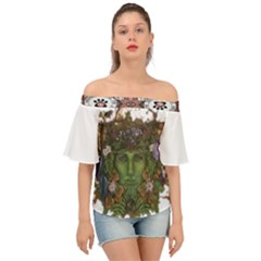 IM Fourth Dimension Colour 84 Off Shoulder Short Sleeve Top