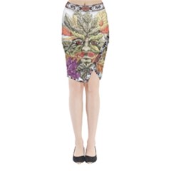 Im Fourth Dimension Colour 85 Midi Wrap Pencil Skirt by imanmulyana