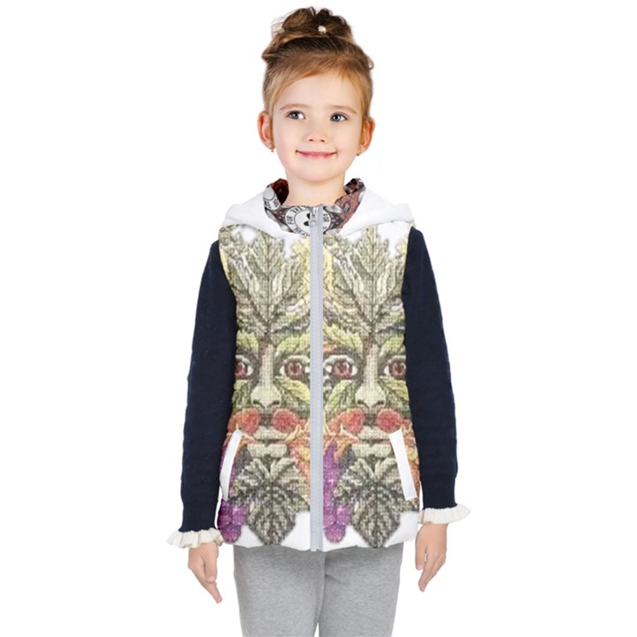 IM Fourth Dimension Colour 85 Kids  Hooded Puffer Vest