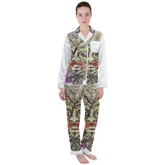 IM Fourth Dimension Colour 85 Satin Long Sleeve Pajamas Set